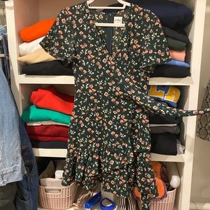 Princess Polly Green Floral Dress
